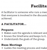 Thumbnail image of Facilitation Checklist